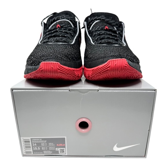 Nike Lebron XX Trinity DJ5423-001 Black/University Red/University Gold Size 14. - Picture 9 of 9
